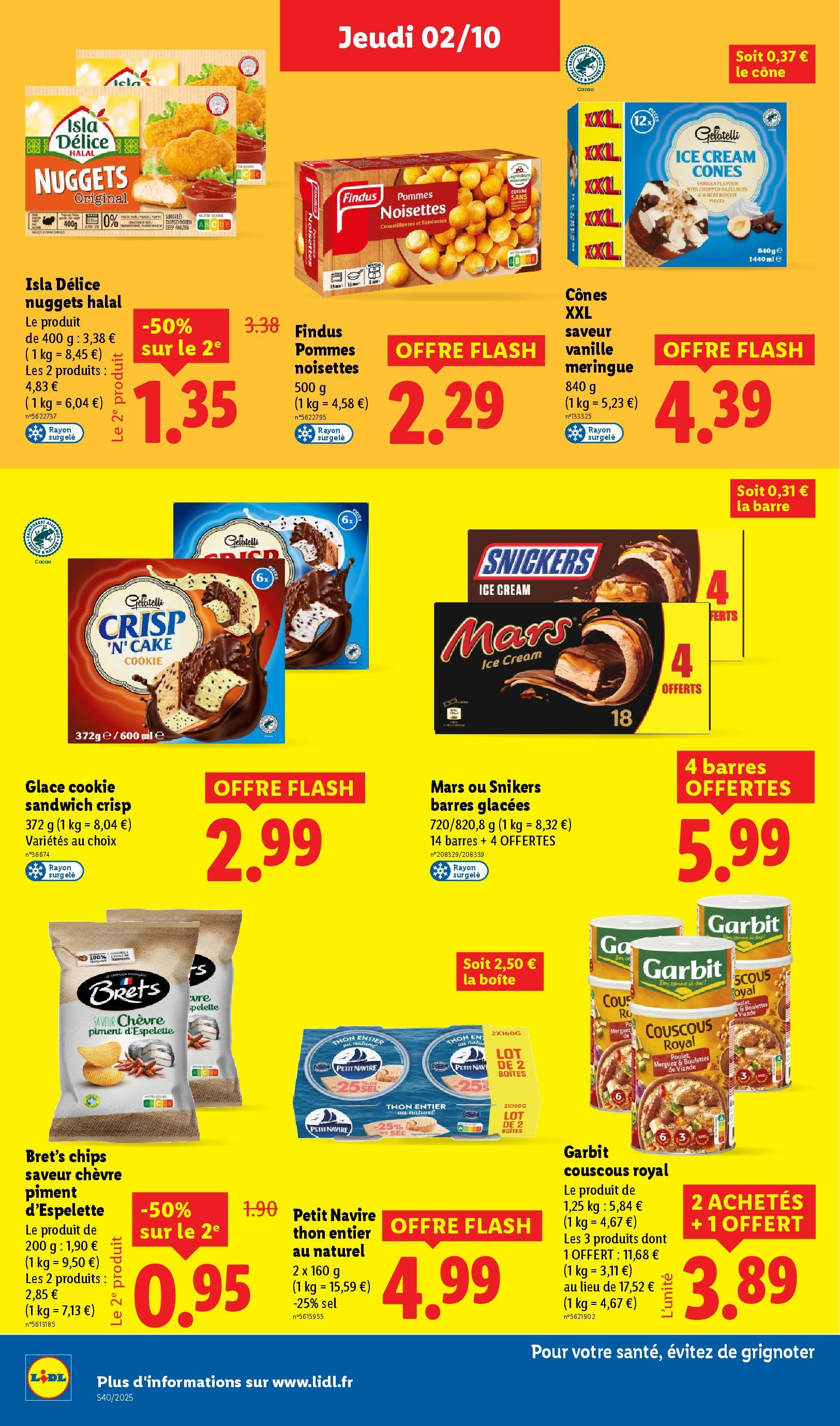 Catalogue LIDL du 01/10/2025 | Promo prospectus en ligne | Page: 18 | Produits: Piment d'espelette, Piment, Cônes, Viande