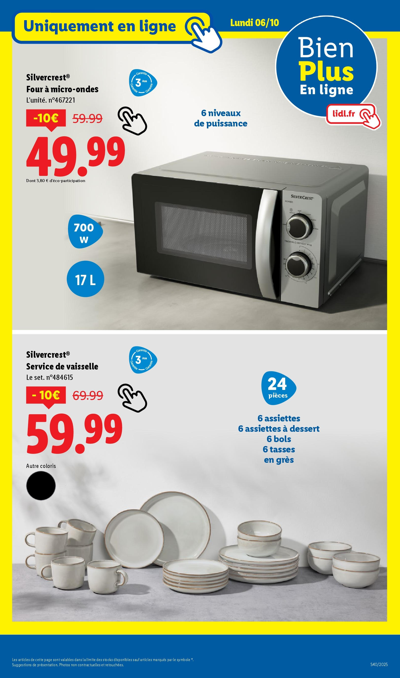 Catalogue LIDL du 01/10/2025 | Promo prospectus en ligne | Page: 51 | Produits: Four, Tasses