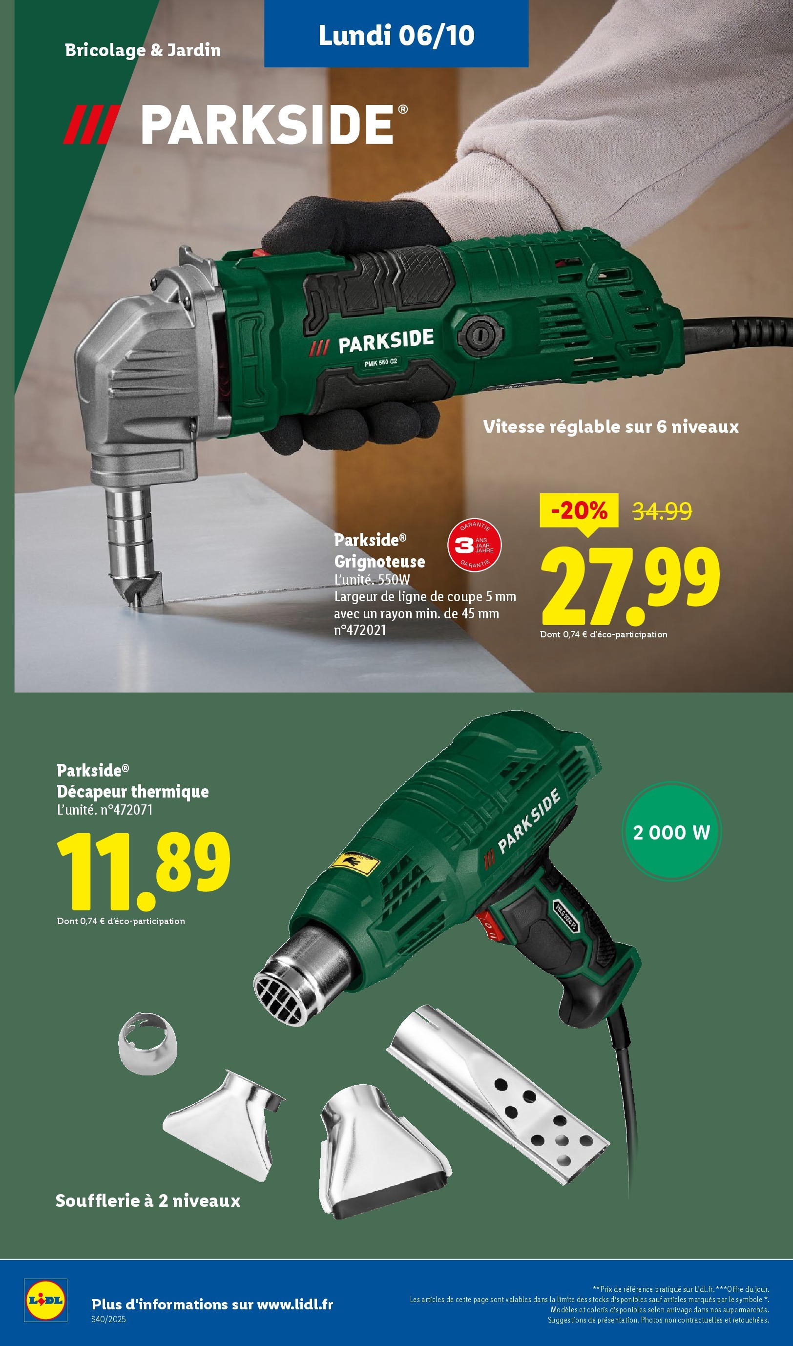 Catalogue LIDL du 01/10/2025 | Promo prospectus en ligne | Page: 61