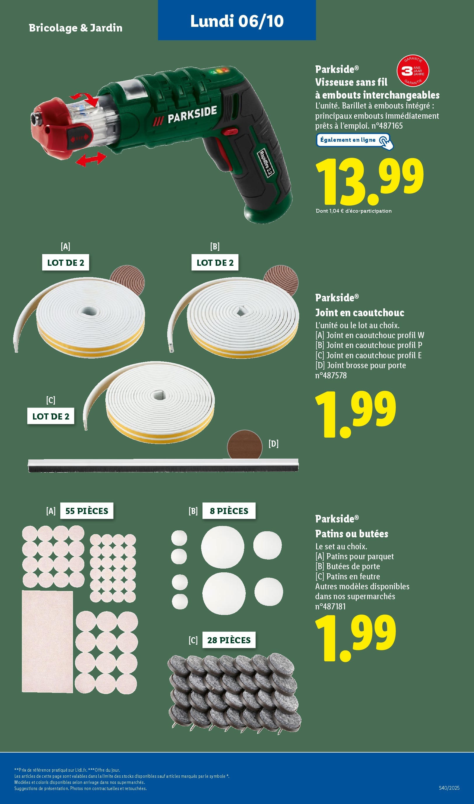 Catalogue LIDL du 01/10/2025 | Promo prospectus en ligne | Page: 68 | Produits: Brosse, Porte, Parquet