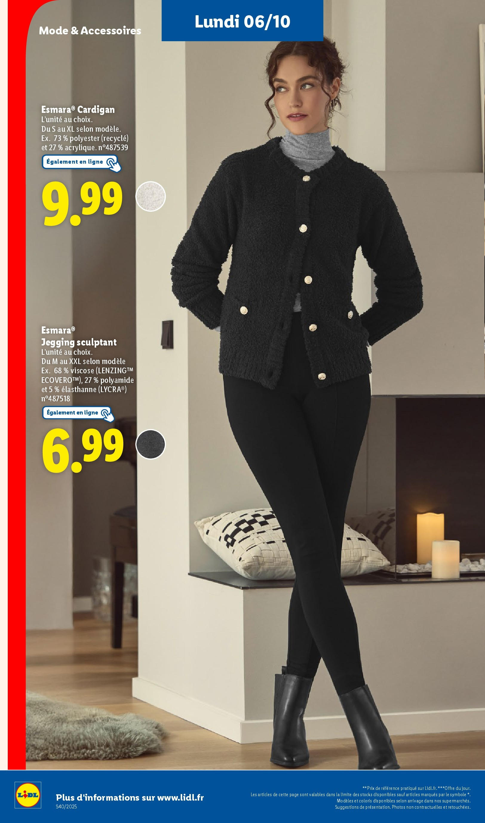 Catalogue LIDL du 01/10/2025 | Promo prospectus en ligne | Page: 72 | Produits: Cardigan