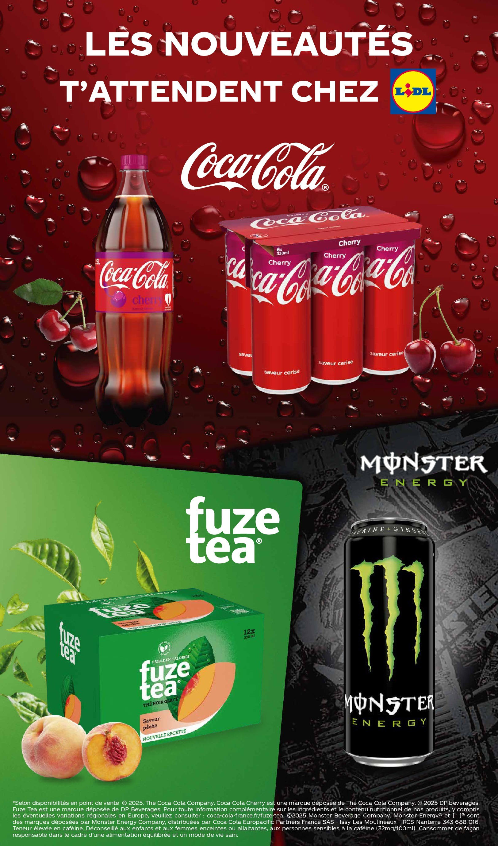 Catalogue LIDL du 01/10/2025 | Promo prospectus en ligne | Page: 74 | Produits: Pêche, Coca cola, Thé, Cadre