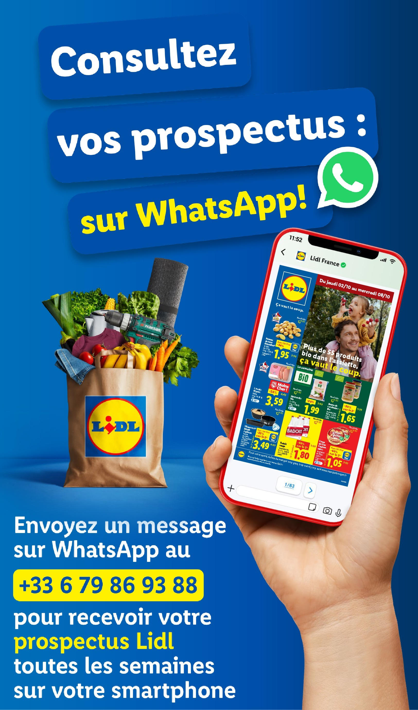 Catalogue LIDL du 01/10/2025 | Promo prospectus en ligne | Page: 76 | Produits: Smartphone, Badoit, Beurre de cacahuètes, Beurre
