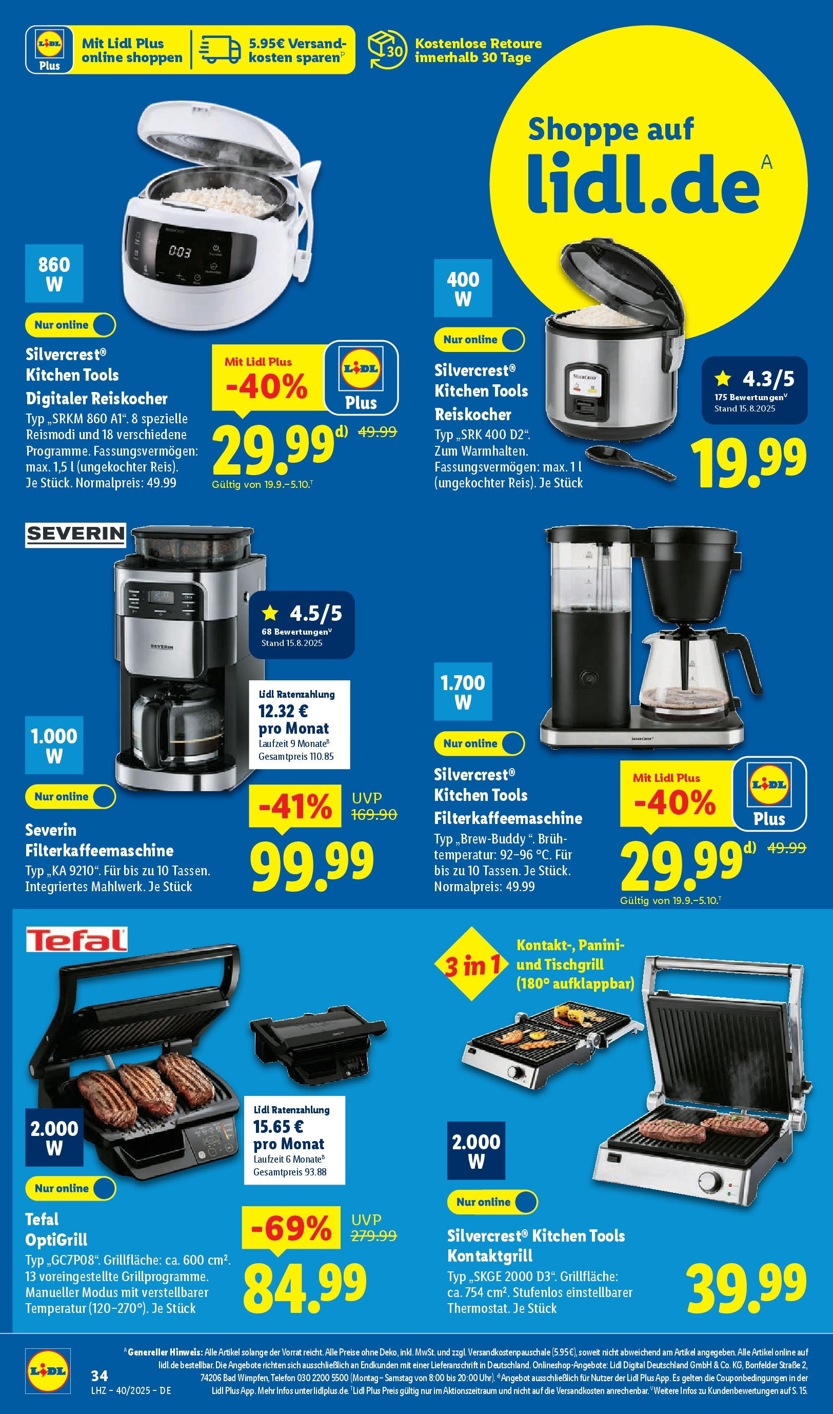 Lidl: Wochenangebote von 28. September bis 4. Oktober 2025 - Prospekt seite 8