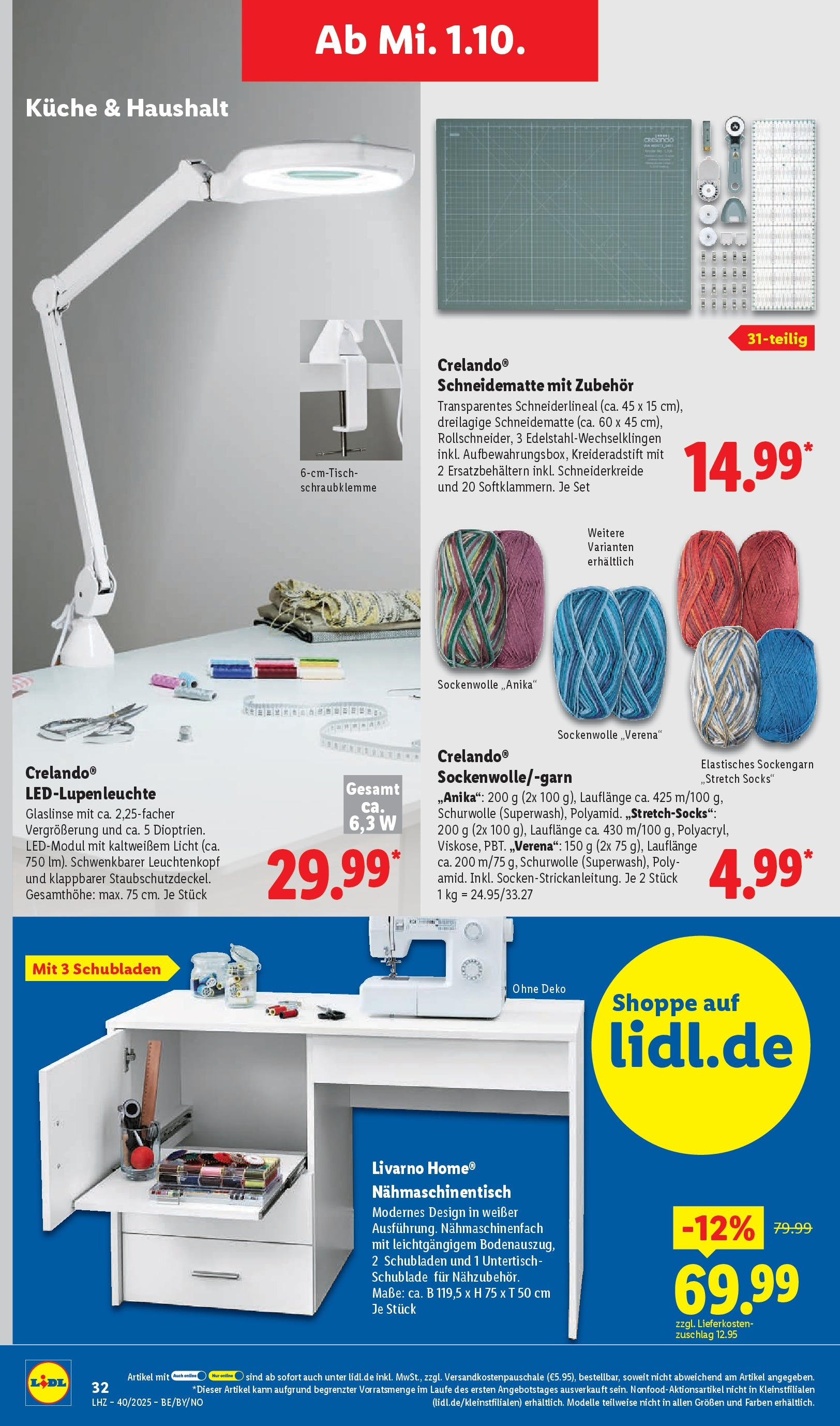 Lidl: Wochenangebote von 28. September bis 4. Oktober 2025 - Prospekt seite 44