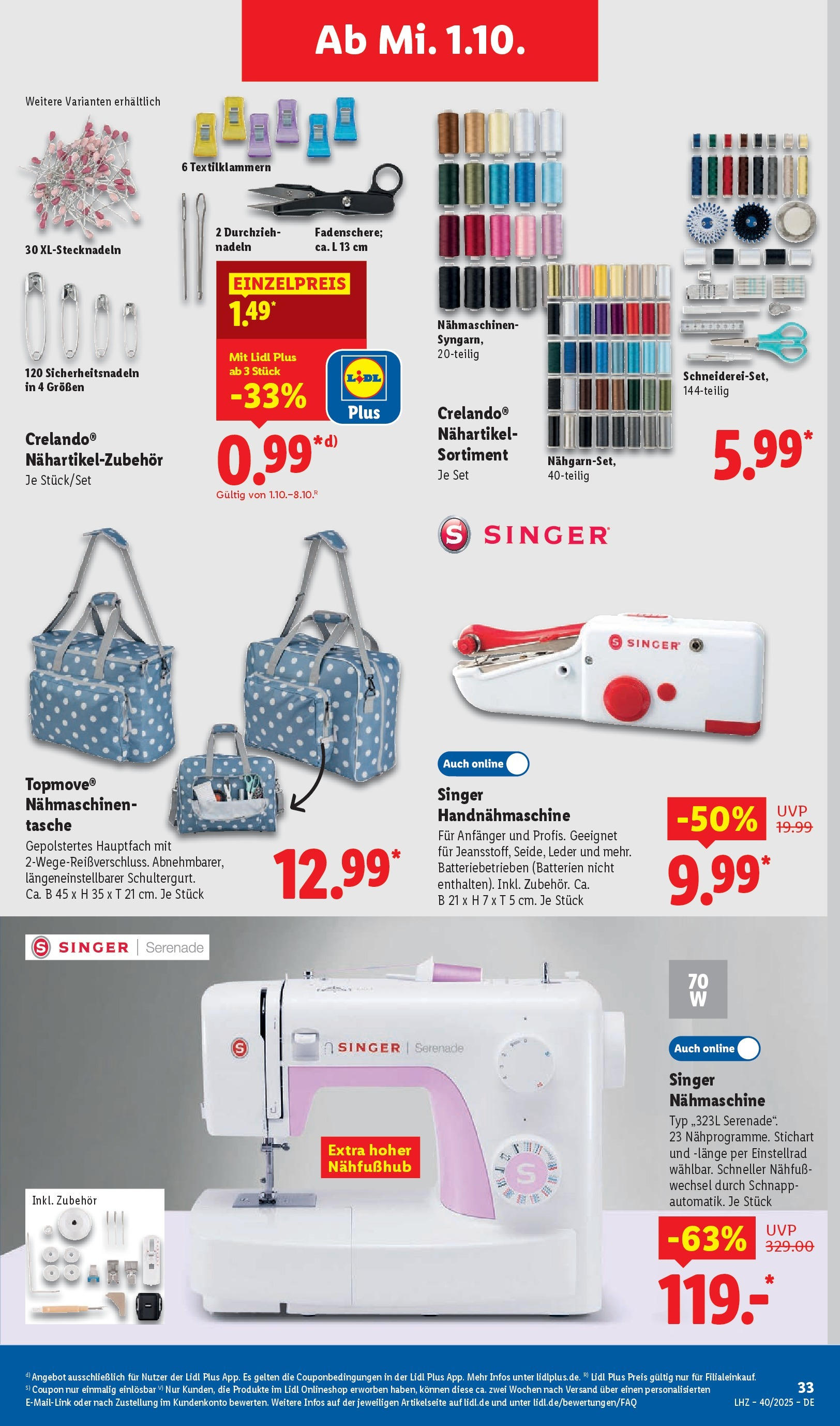 Lidl: Wochenangebote von 28. September bis 4. Oktober 2025 - Prospekt seite 45