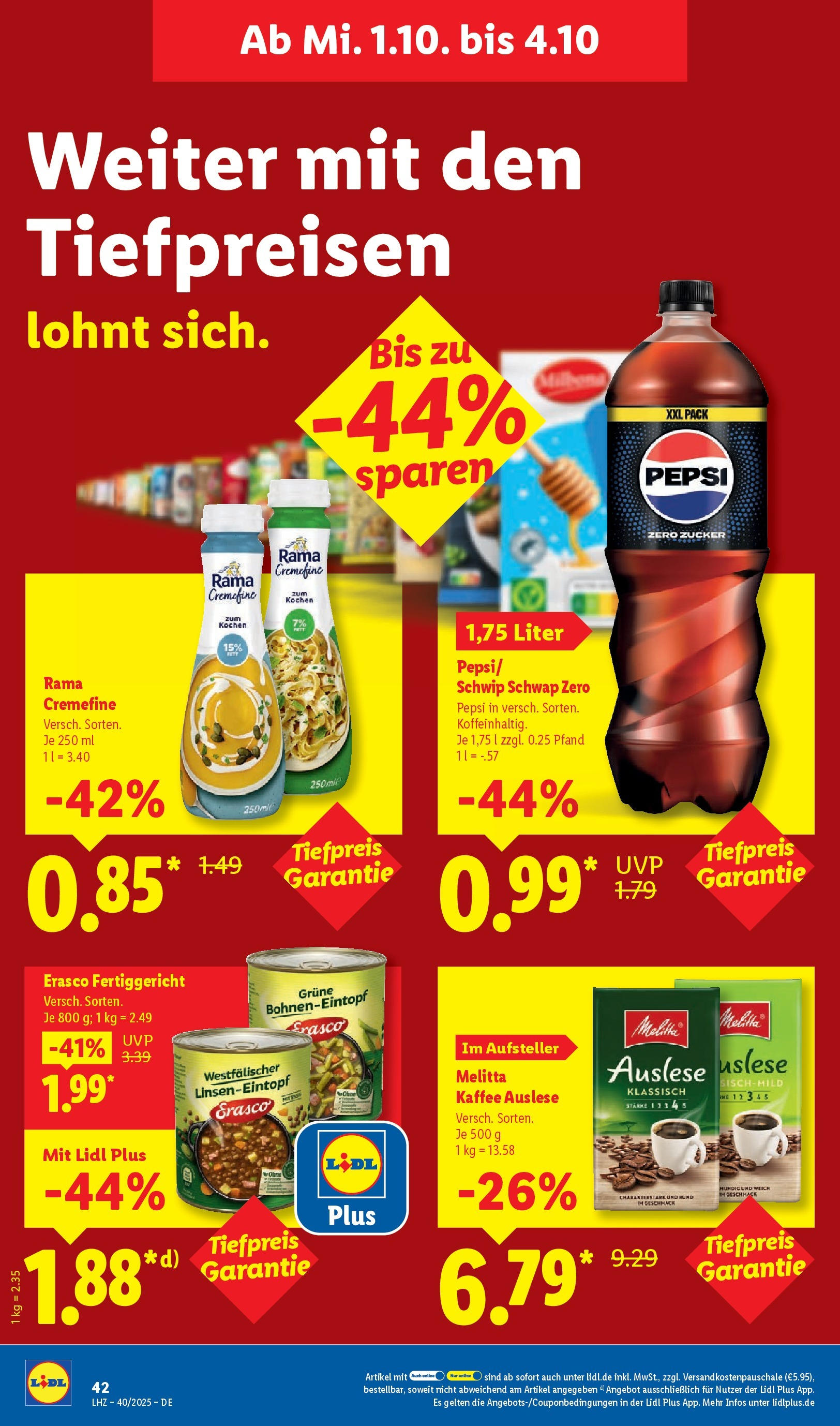 Lidl: Wochenangebote von 28. September bis 4. Oktober 2025 - Prospekt seite 62