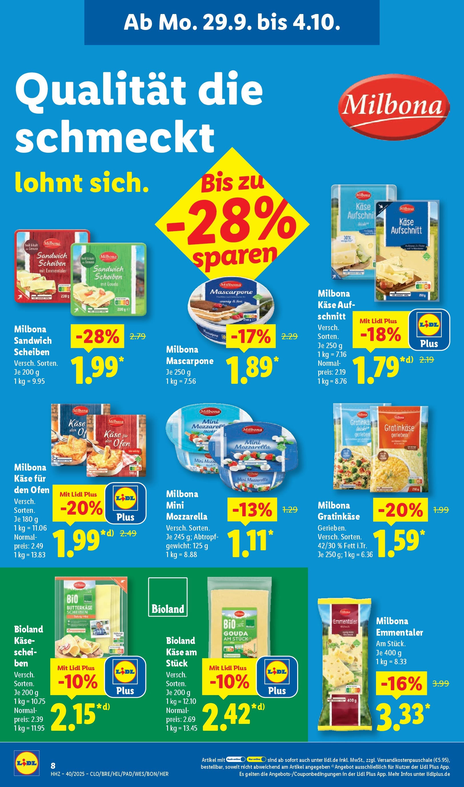 Lidl: Wochenangebote von 28. September bis 4. Oktober 2025 - Prospekt seite 20