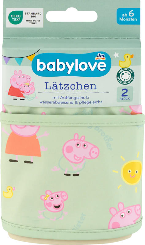 babylove Lätzchen Peppa Wutz Polyester