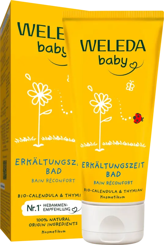 WELEDA baby Baby Erkältungszeit Bad Calendula