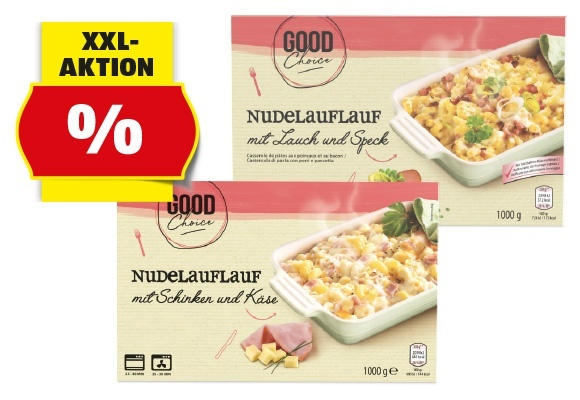 GOOD CHOICE Pasta-Auflauf, 1 kg