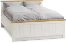 JYSK Рамка за легло MARKSKEL 160x200 цвят дъб/бяло