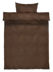 JYSK Спално бельо BARBO сатен 140x200 кафяво