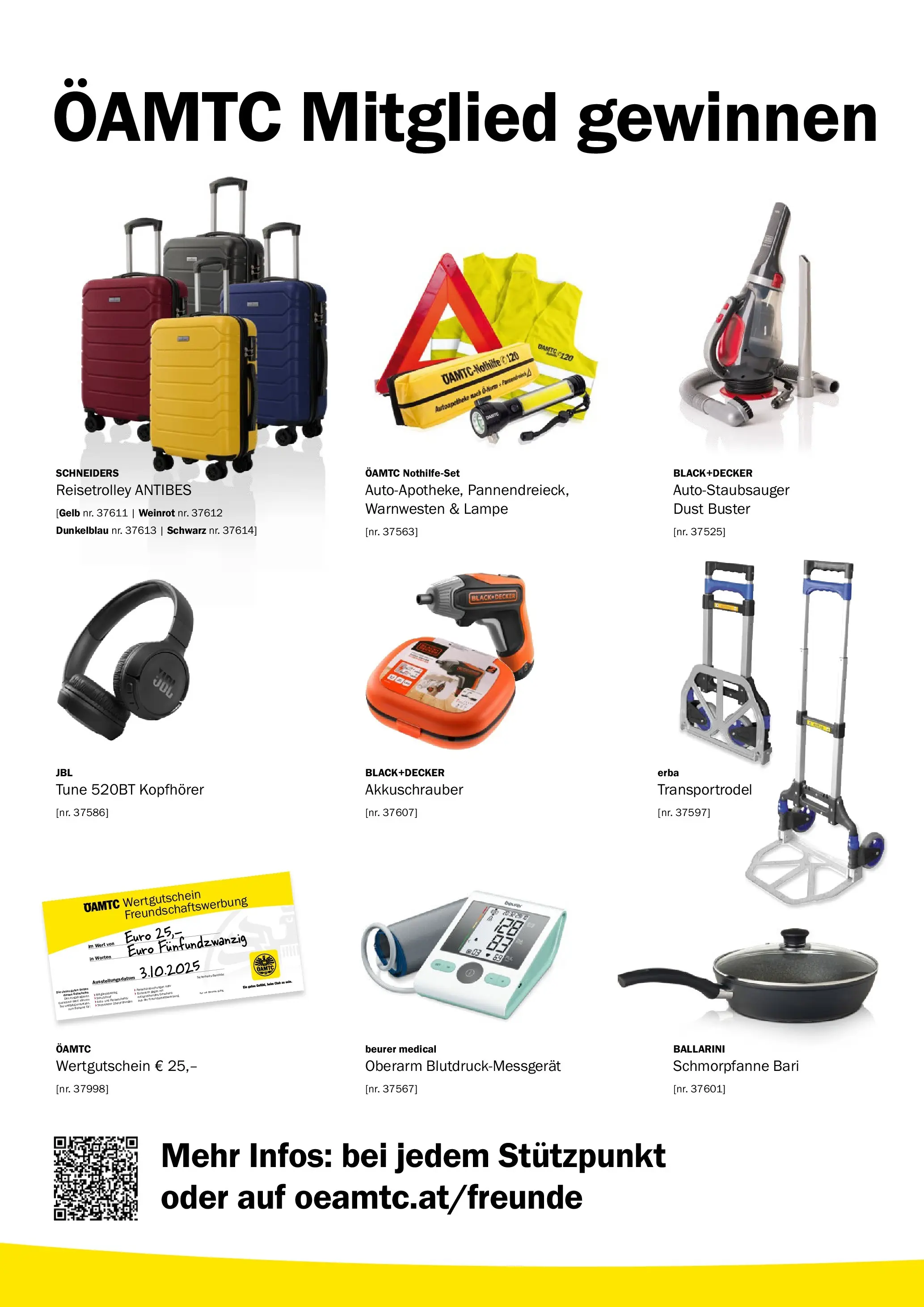 Entdecke - ÖAMTC: Jetzt Mitglied für 2026 werden! von 30.09.2025 - Aktuelle Angebote | Seite: 4 | Produkte: Kopfhörer, Lampe