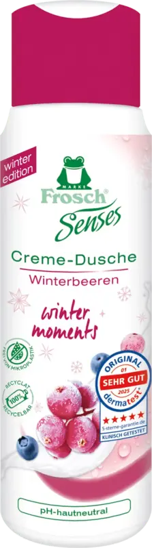 Frosch Senses Cremedusche winter moments, Winterbeeren