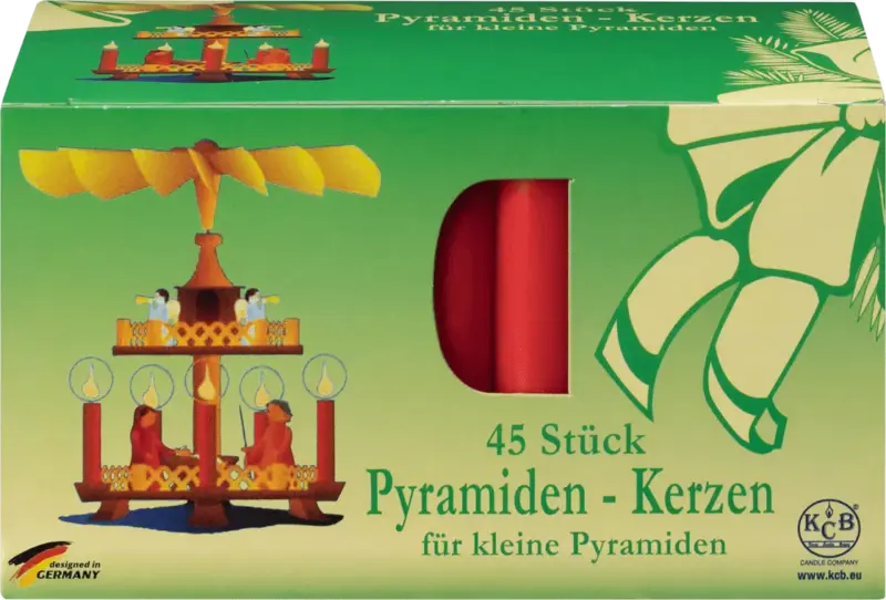 Dekorieren & Einrichten Pyramidenkerzen 14/70, rot