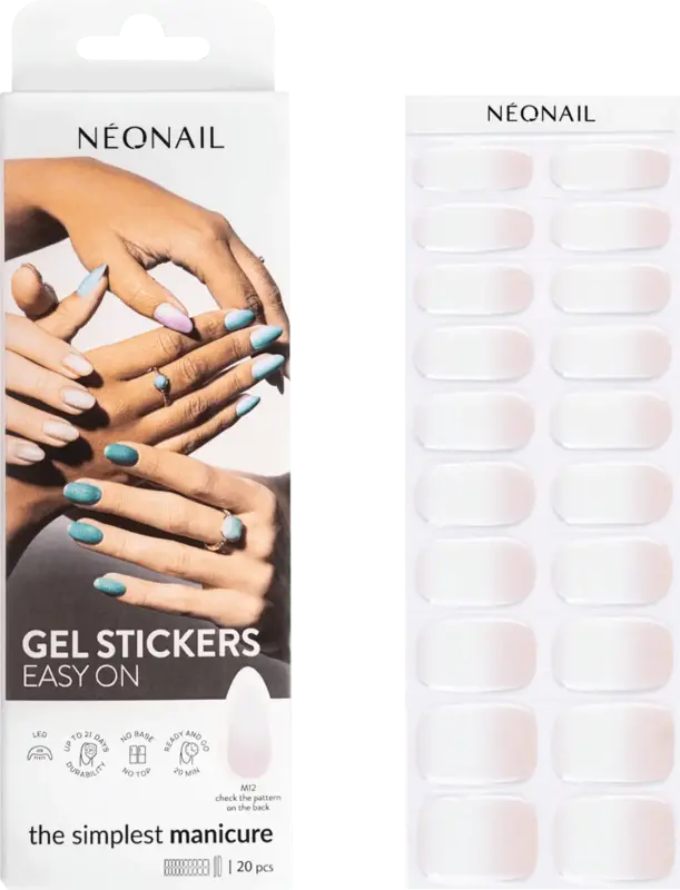 NÉONAIL Nagelfolien Gel Stickers Easy On M012