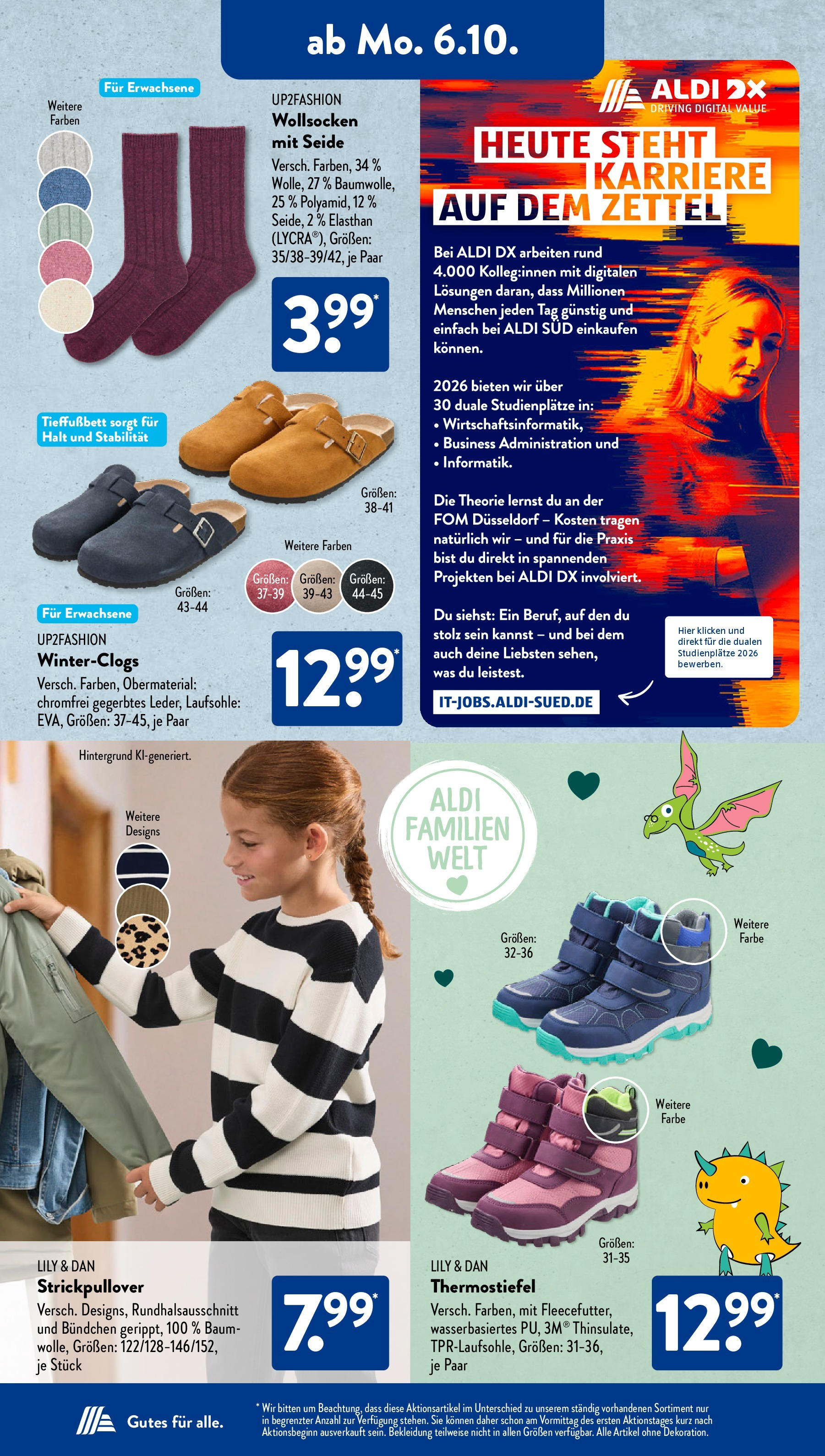 Aldi Süd - Aldi Süd: Wochenangebote (ab 06.10.2025) zum Blättern | Seite: 16 | Produkte: Up2fashion, Bekleidung