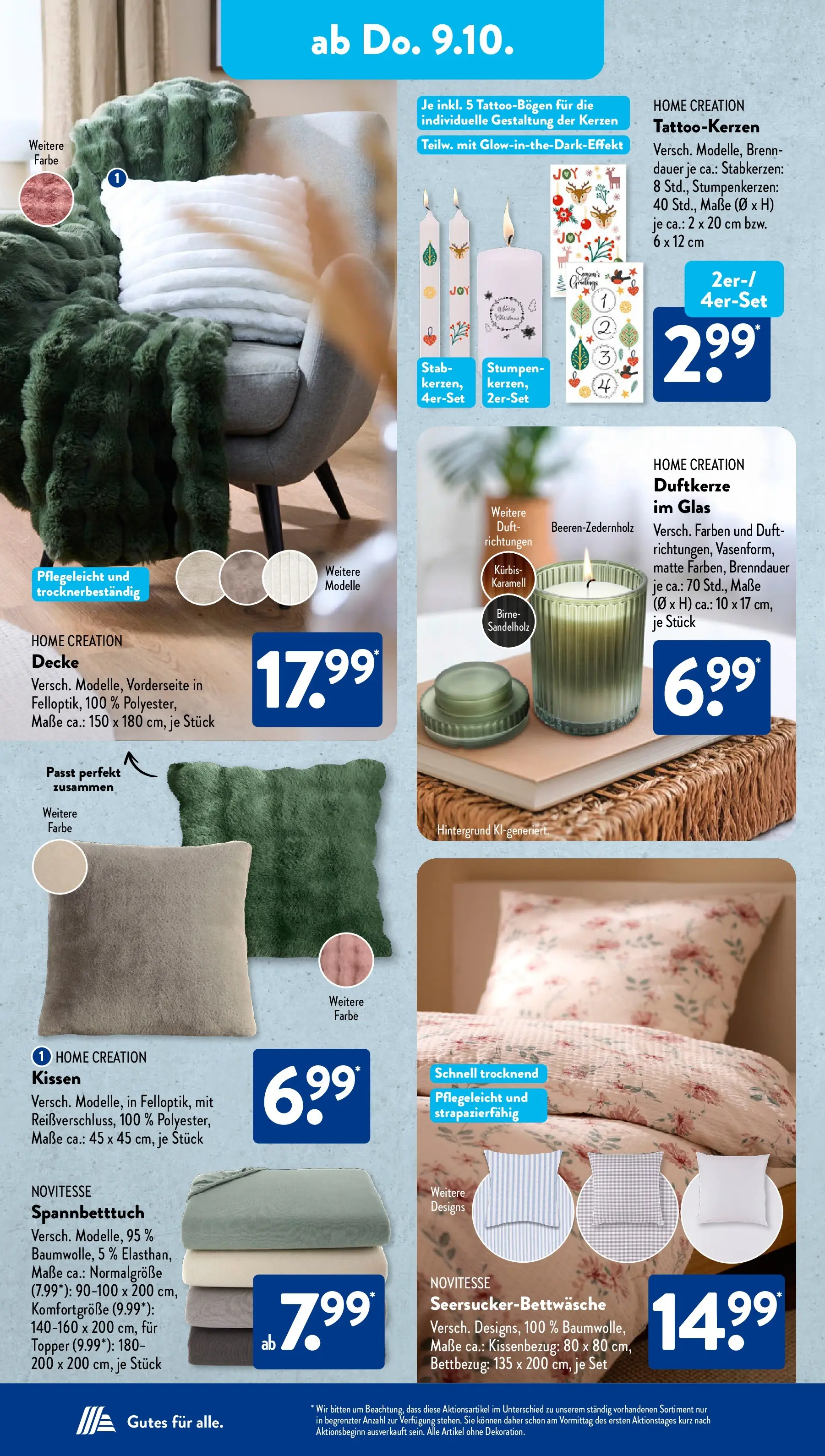 Aldi Süd - Aldi Süd: Wochenangebote (ab 05.10.2025) zum Blättern | Seite: 20 | Produkte: Decke, Topper, Kürbis, Birne