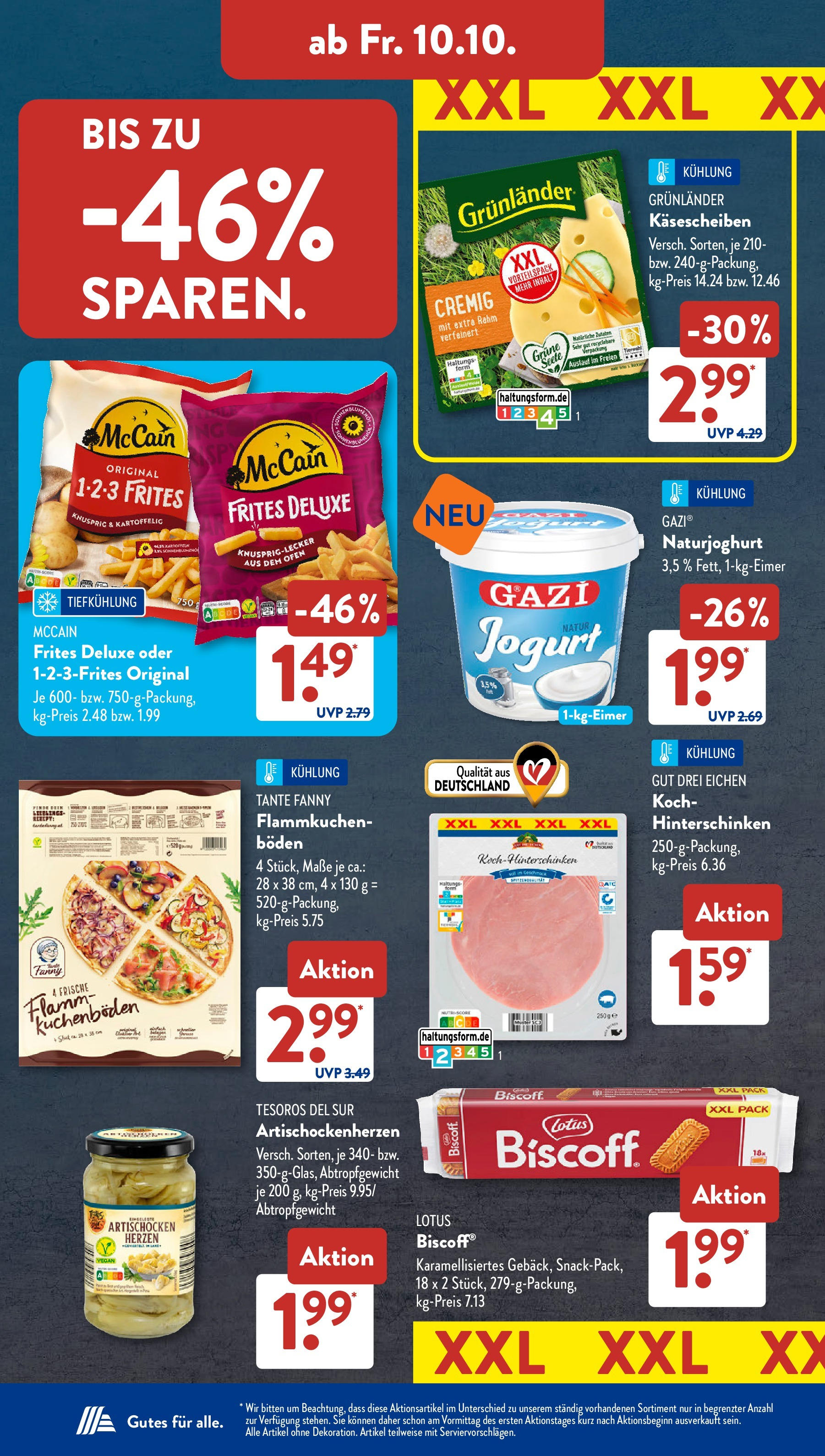 Aldi Süd - Aldi Süd: Wochenangebote (ab 06.10.2025) zum Blättern | Seite: 24 | Produkte: Ofen, McCain, Grunlander