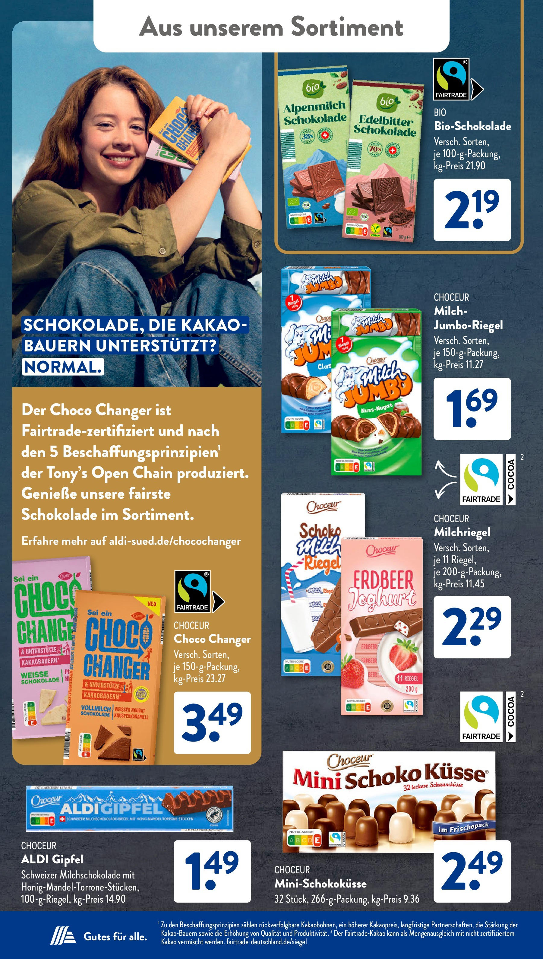 Aldi Süd - Aldi Süd: Wochenangebote (ab 06.10.2025) zum Blättern | Seite: 31 | Produkte: Milch, Joghurt, Schokolade