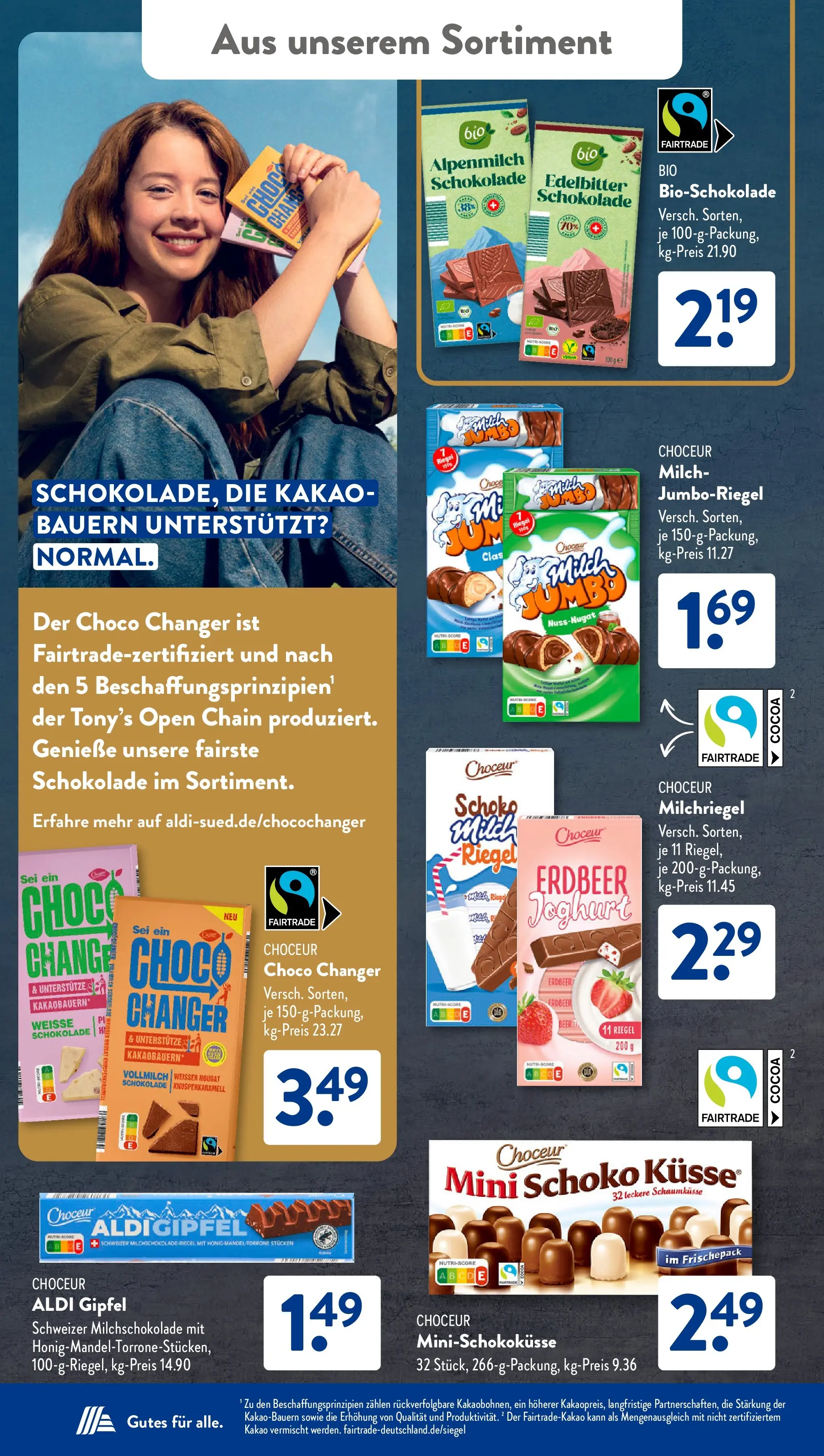 Aldi Süd - Aldi Süd: Wochenangebote (ab 05.10.2025) zum Blättern | Seite: 31 | Produkte: Milch, Joghurt, Schokolade