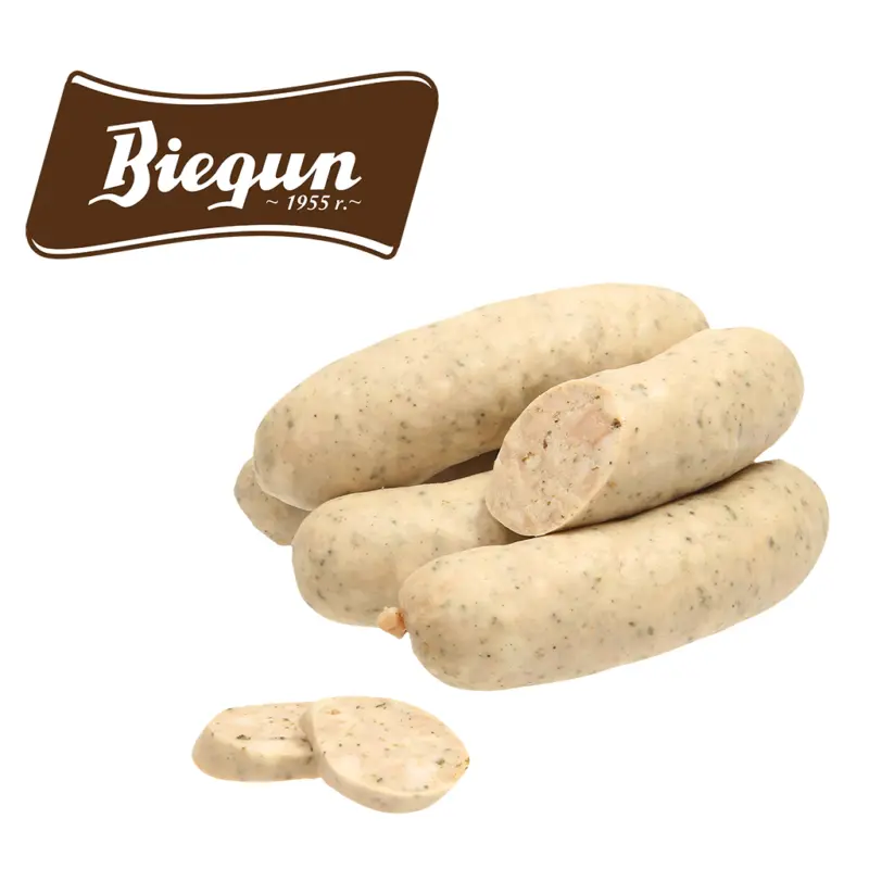 Polnische mittelgrobe Weißwurst