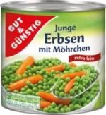 Mix Markt G&G Junge Erbsen mit Möhrchen extra fein - bis 04.10.2025