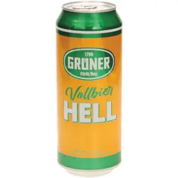 Grüner Vollbier Hell, 4,9 vol.