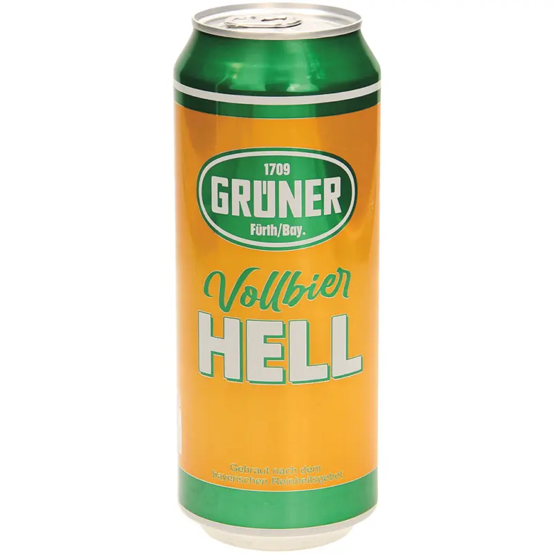 Grüner Vollbier Hell, 4,9 vol.