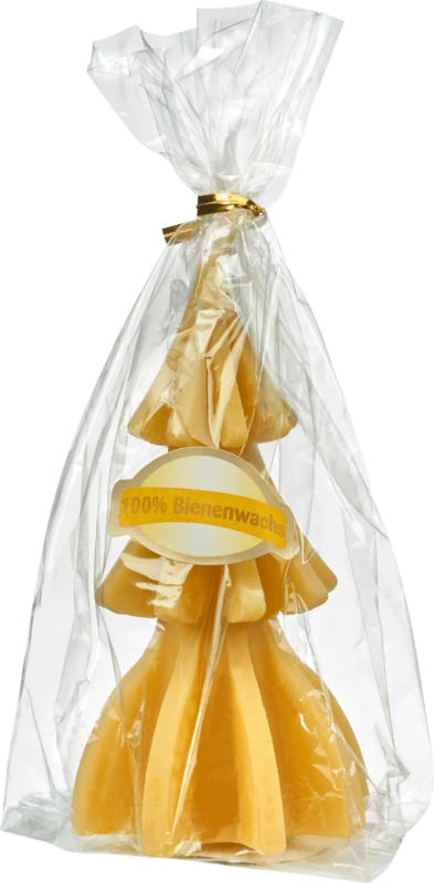 Dekorieren & Einrichten Figurenkerze, Tannenbaum aus 100 % Bienenwachs