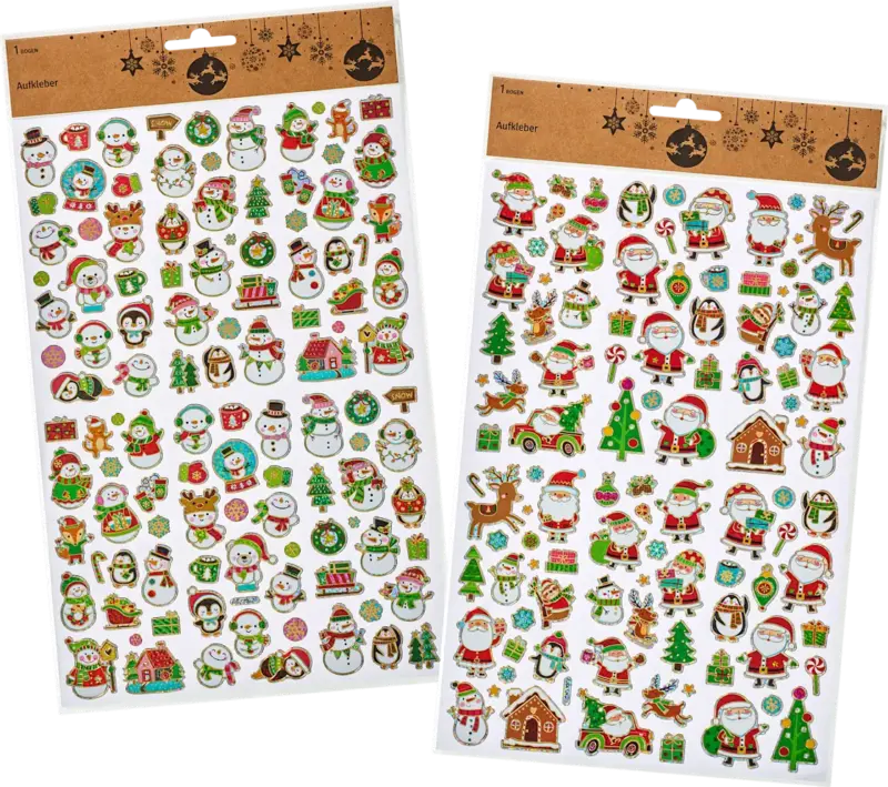 keine Marke Aufkleber Schnee-, Weihnachtsmann