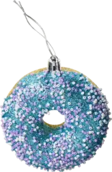 BOLTZE Kugel aus Kunststoff, Donut, blau