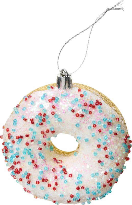 BOLTZE Kugel aus Kunststoff, Donut, weiß