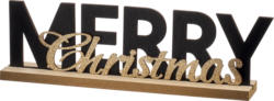 BRAUNS-HEITMANN Holzschriftzug "Merry Christmas", schwarz-gold