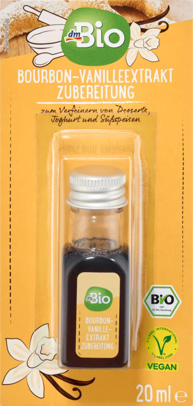 dmBio Bourbon-Vanilleextrakt Zubereitung