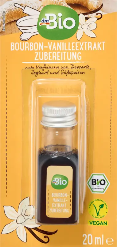 dmBio Bourbon-Vanilleextrakt Zubereitung