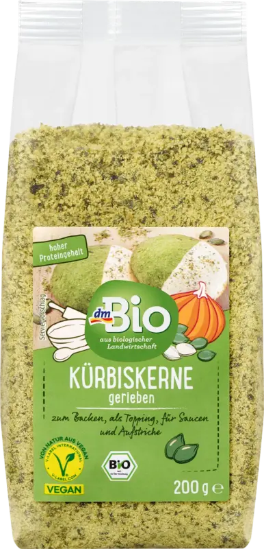 dmBio Kürbiskerne, gerieben