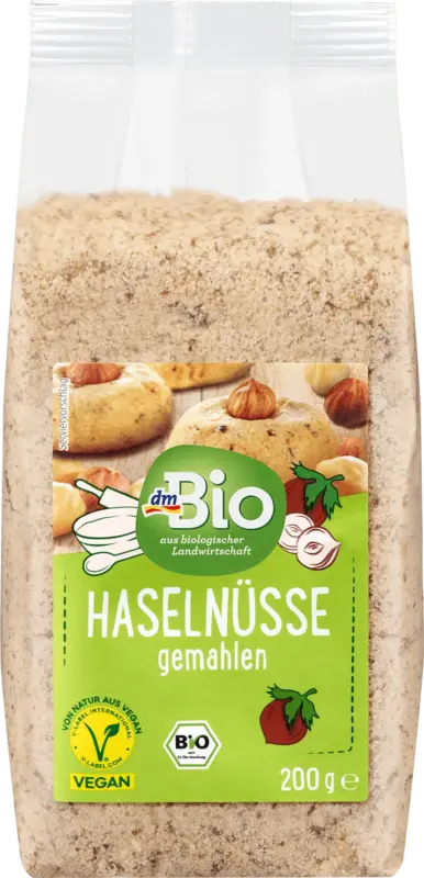 dmBio Haseln&uuml;sse, gemahlen