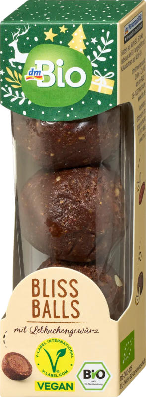 dmBio Bliss Balls, Lebkuchengewürz