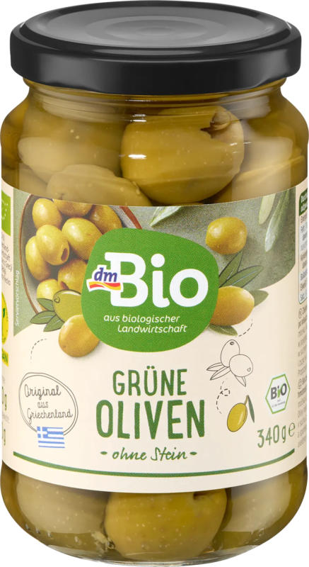 dmBio Grüne Oliven ohne Stein