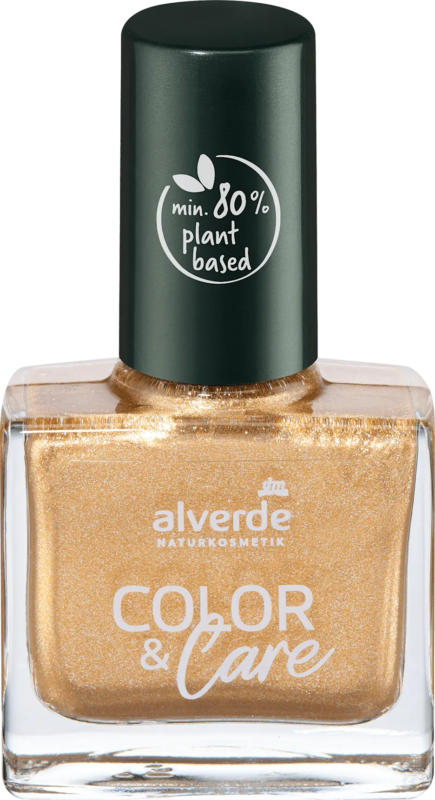 alverde NATURKOSMETIK Nagellack Color & Care 190 Sparkling Gold