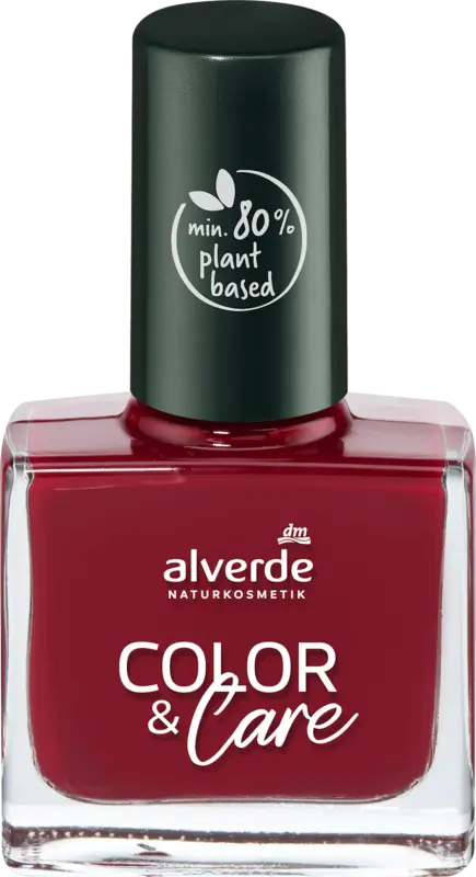 alverde NATURKOSMETIK Nagellack Color & Care 200 Red Wine