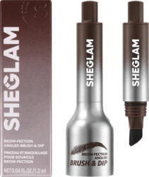 SHEGLAM Augenbrauenstift Brow-Fection Angled Brush & Dip Chocolate