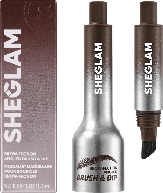 SHEGLAM Augenbrauenstift Brow-Fection Angled Brush & Dip Chocolate