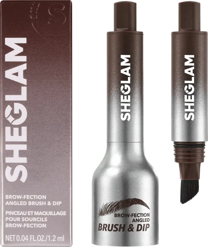 SHEGLAM Augenbrauenstift Brow-Fection Angled Brush & Dip Chocolate