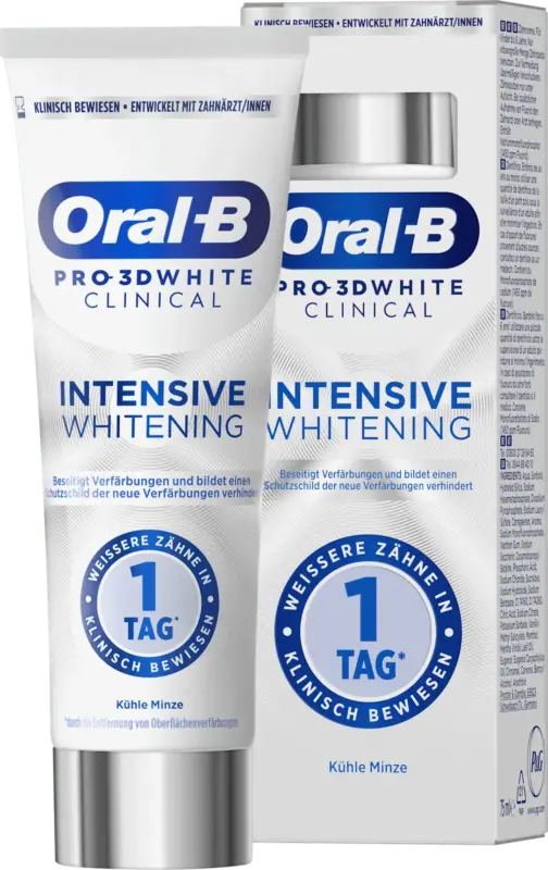 Oral-B Zahnpasta PRO 3D White Clinical Intensive Whitening