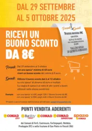 Ricevi un buono sconto da 8€
