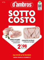 D'Ambros Sotto costo - al 12.10.2025