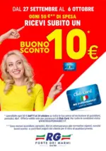RG Supermarket buono sconto del 10€ - al 06.10.2025